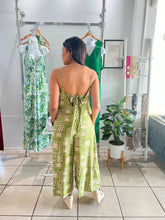 Load image into Gallery viewer, Tropical greens jumpsuit
