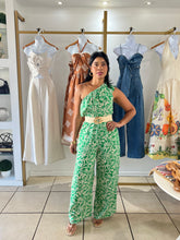 Load image into Gallery viewer, Sofia Green Jumpsuit
