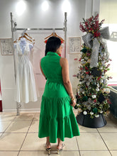 Load image into Gallery viewer, Kelly green midi maxi dress
