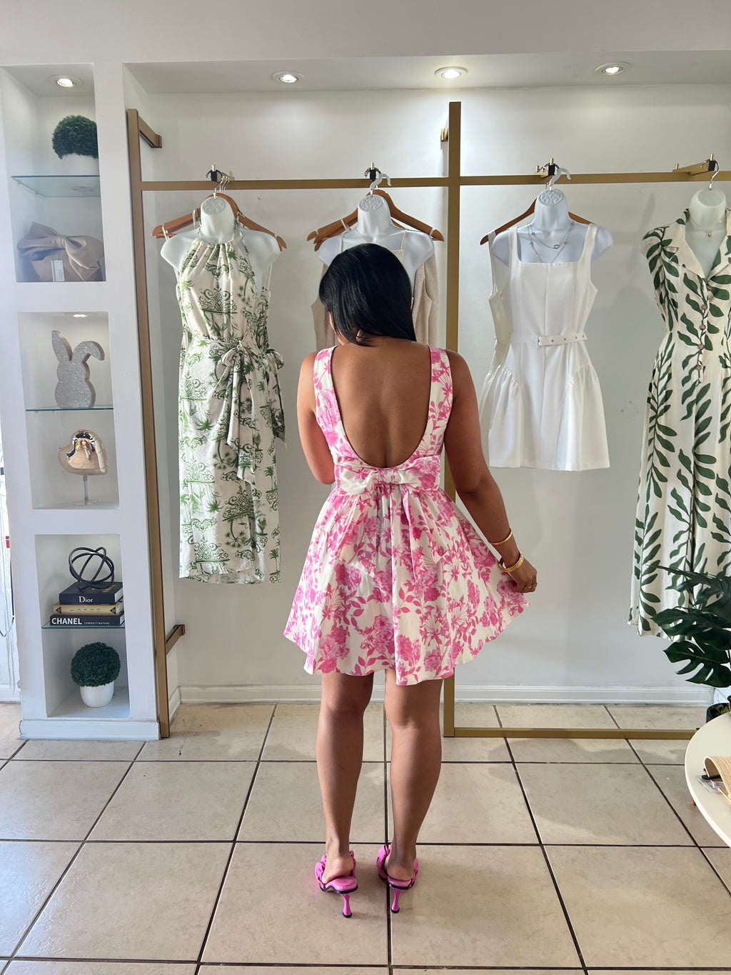 Pink Fantasy Garden Mini Dress