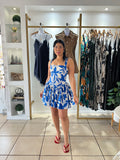 Capri Blue Mini Dress