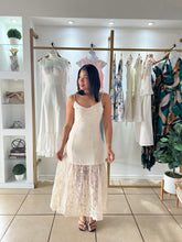 Load image into Gallery viewer, Sienna Lace Trim Midi Maxi Dress
