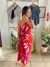 Load image into Gallery viewer, Fuchsia Cosmo midi dress
