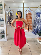 Load image into Gallery viewer, Red Kiss Midi Dress
