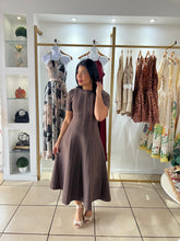 Load image into Gallery viewer, Brown Knit Midi Dress
