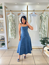 Load image into Gallery viewer, Denim On My Mind Midi Dress

