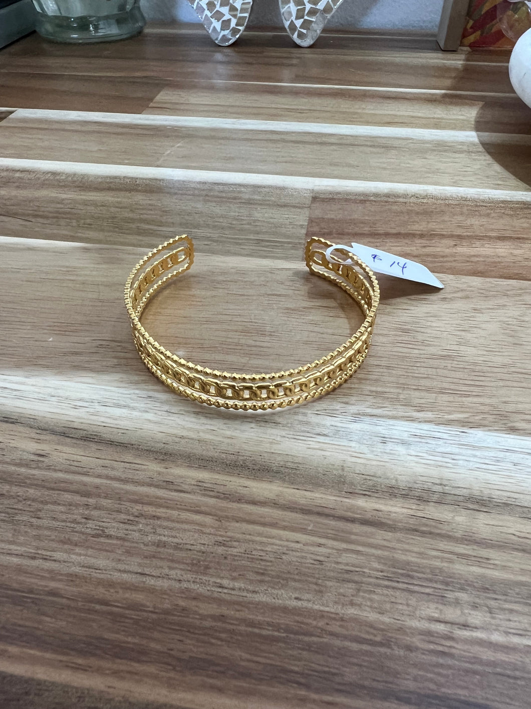 Gold medium bangle