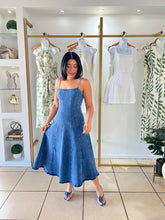 Load image into Gallery viewer, Denim On My Mind Midi Dress
