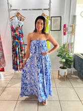 Load image into Gallery viewer, Royal Blue tube maxi dress
