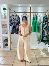Load image into Gallery viewer, Sahara Light Beige Wide Leg Pant
