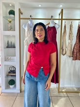Load image into Gallery viewer, Red Metal Clip T-Shirt
