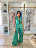 Teal madness jumpsuit