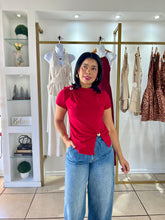 Load image into Gallery viewer, Red Metal Clip T-Shirt
