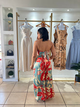 Load image into Gallery viewer, Dusty Rust Blue Jumpsuit
