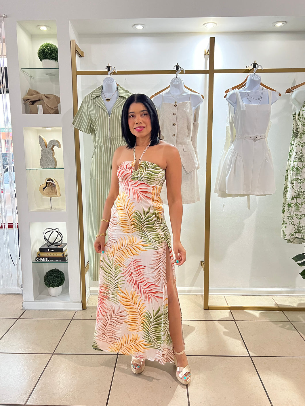 Desert Palm Maxi Dress