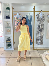 Load image into Gallery viewer, Pastel Yellow Cargo Dress
