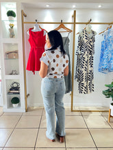 Load image into Gallery viewer, Blue Polka Dots Button Shirt
