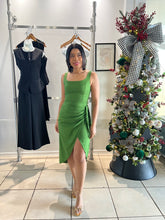 Load image into Gallery viewer, Ibiza green midi dress
