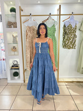 Load image into Gallery viewer, Iconic Denim Maxi Dress
