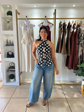 Load image into Gallery viewer, Black Polka Dot Top
