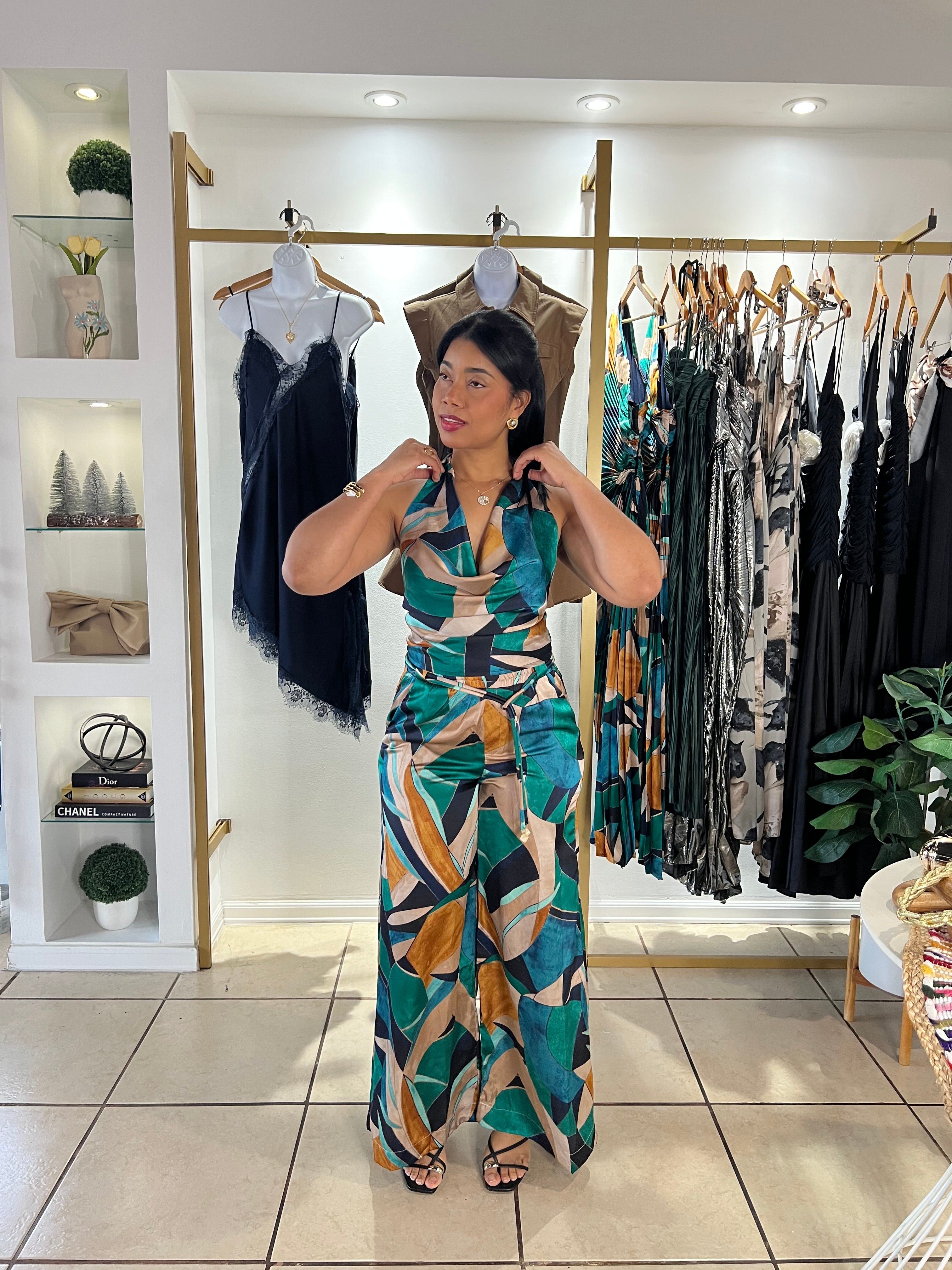 Palm Mirage Pant Set