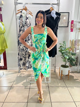 Load image into Gallery viewer, Green Fanny midi dress
