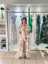 Load image into Gallery viewer, Ana Ivory LT Brown Jumpsuit
