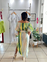 Load image into Gallery viewer, Ombre green skirt set
