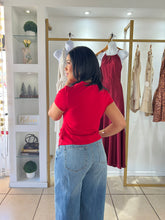 Load image into Gallery viewer, Red Metal Clip T-Shirt
