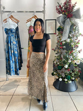 Load image into Gallery viewer, Leopard midi maxi skirt
