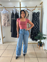 Load image into Gallery viewer, Sienna square neck knit top
