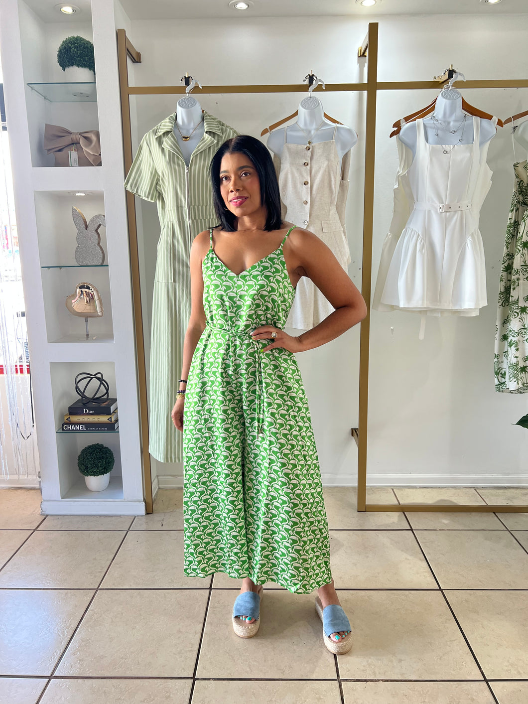 Kiwi Green Jumpsuit