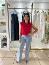 Load image into Gallery viewer, Noa Red Bow Detail Top
