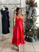 Load image into Gallery viewer, Once Again red dress
