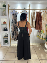 Load image into Gallery viewer, Black Tweed Jumpsuit
