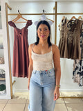 Champagne Sequin Top