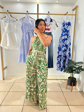 Load image into Gallery viewer, Green multi jumpsuit
