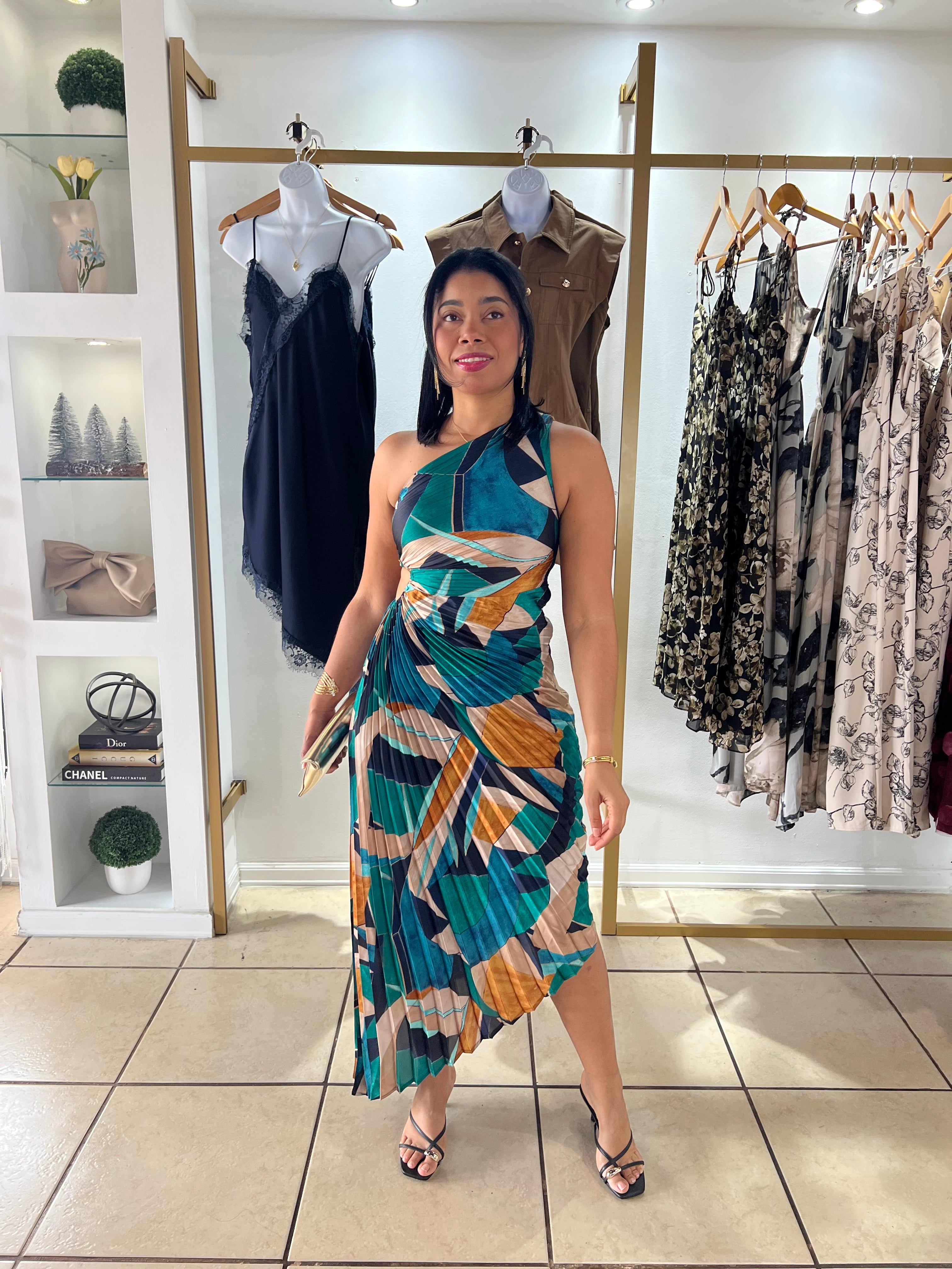 Sea Glass Midi Dress