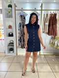 Dark Denim Mini Dress