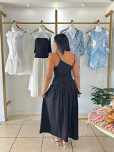 Load image into Gallery viewer, Black Heaven Sent Midi Maxi Dress
