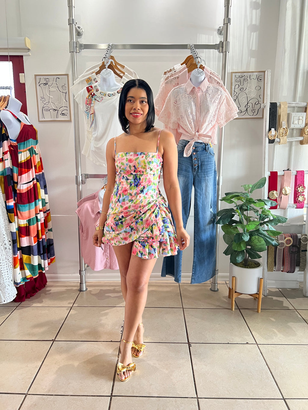 Blooming Garden Mini Dress