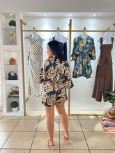 Load image into Gallery viewer, Black Nude Kimono Sleeves Romper
