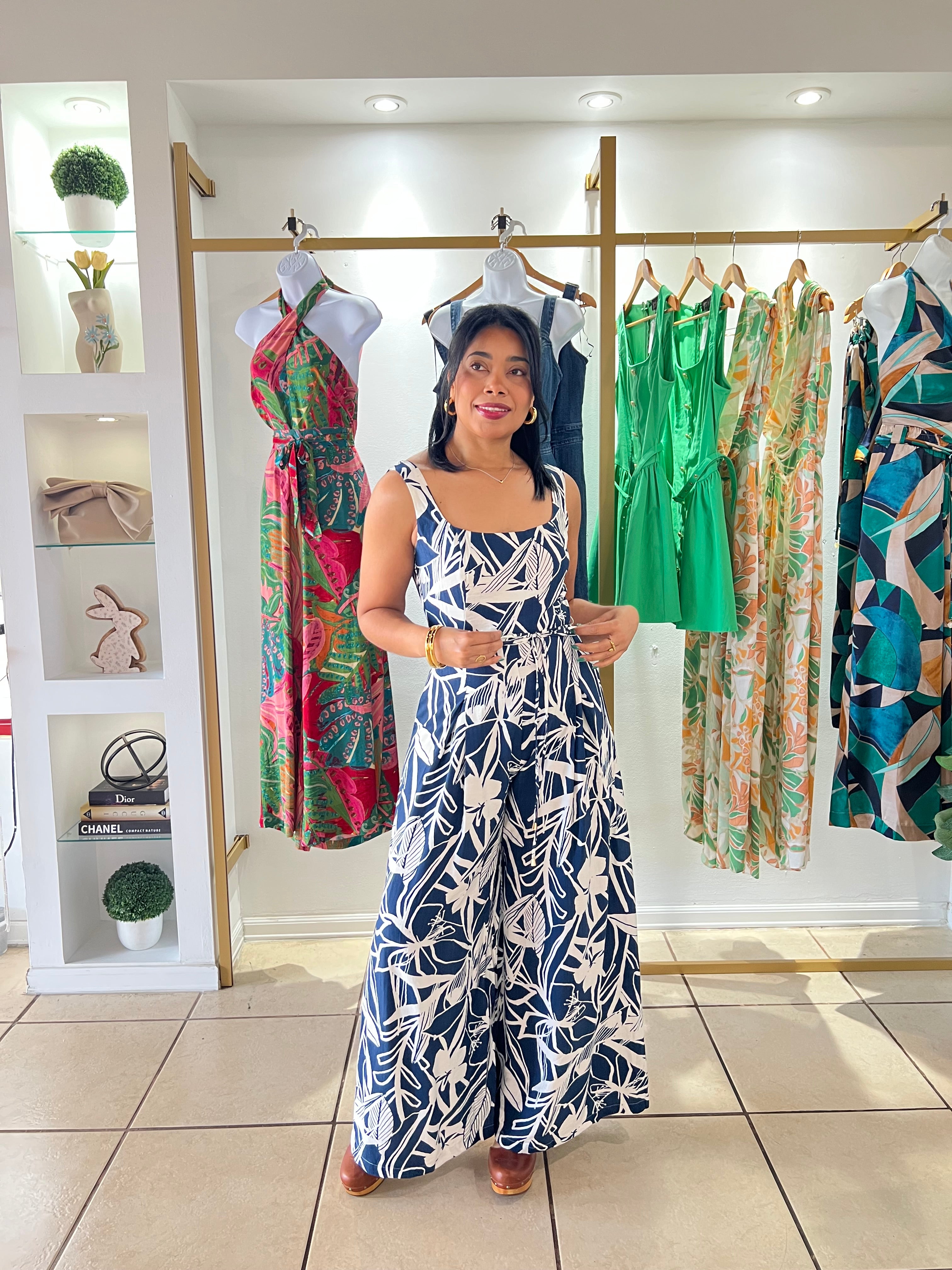 Celi Square Neck Jumpsuit