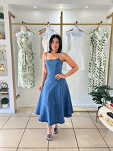 Load image into Gallery viewer, Denim On My Mind Midi Dress
