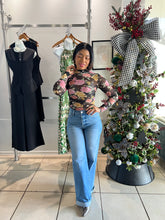 Load image into Gallery viewer, Tiny sparkle flowers bodysuit
