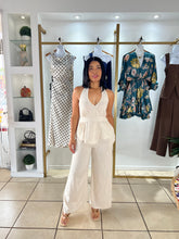 Load image into Gallery viewer, Oatmeal Halter Top Pant Set
