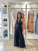 Load image into Gallery viewer, Black Halter Jumpsuit
