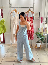 Load image into Gallery viewer, Light stripe acid denim overall
