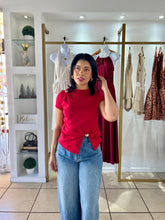 Load image into Gallery viewer, Red Metal Clip T-Shirt
