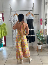 Load image into Gallery viewer, Tropical pink lemonade jumpsuit
